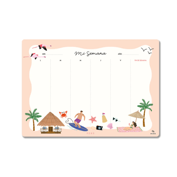 planner costa del pacifico
