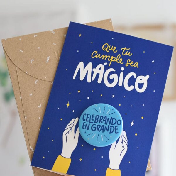 Tarjeta mi cumple mágico