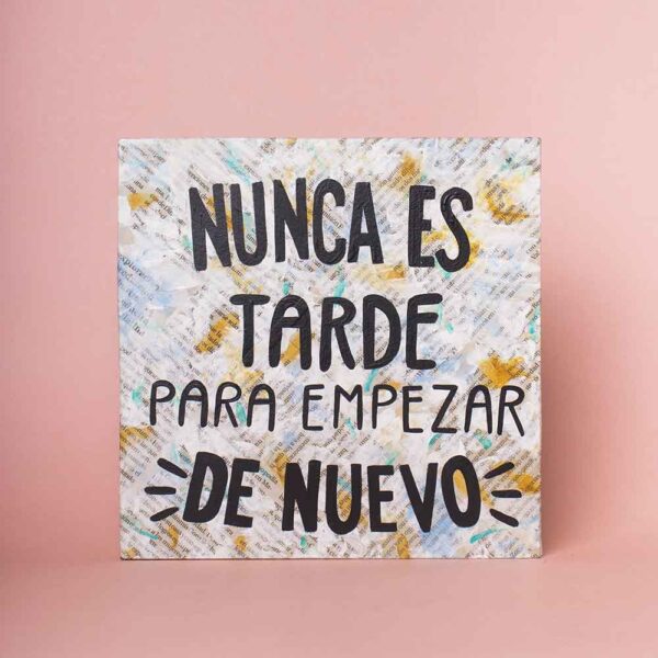 Cuadro Nunca es tarde