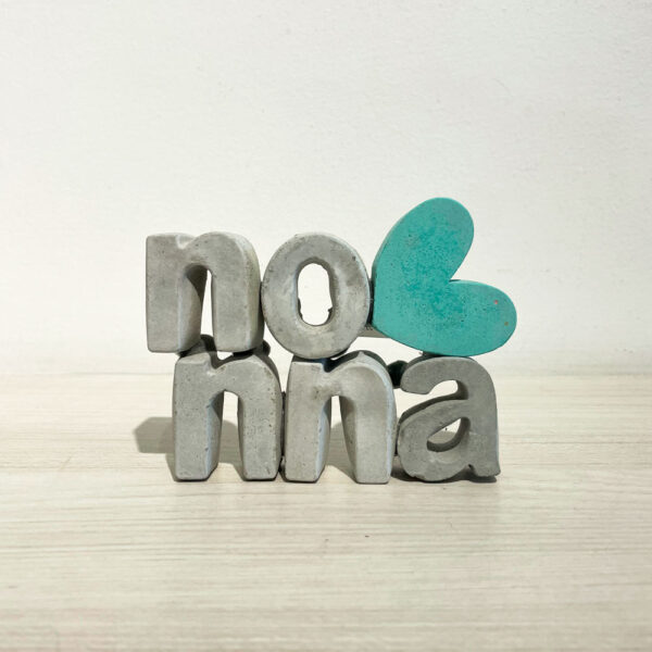 Letras Nonna concreto