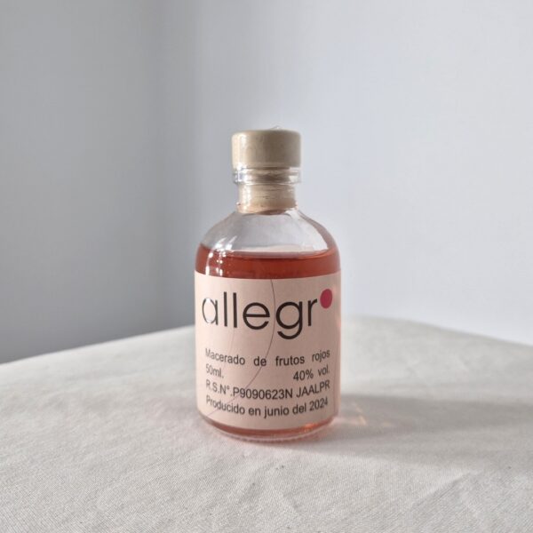 Allegro Pisco Macerado de Frutos Rojos 50 ml