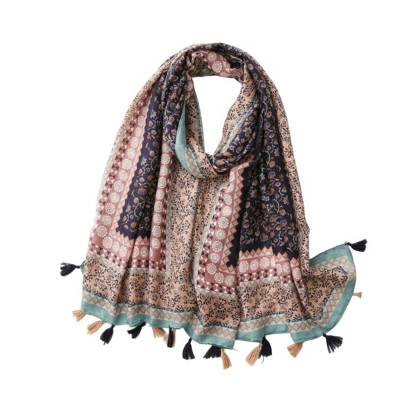 Bufanda fina Manna Pink sand