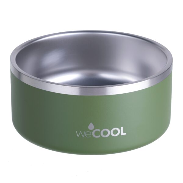 Cuenco para perro WeCool Dog Bowl 64oz Verde Oscuro