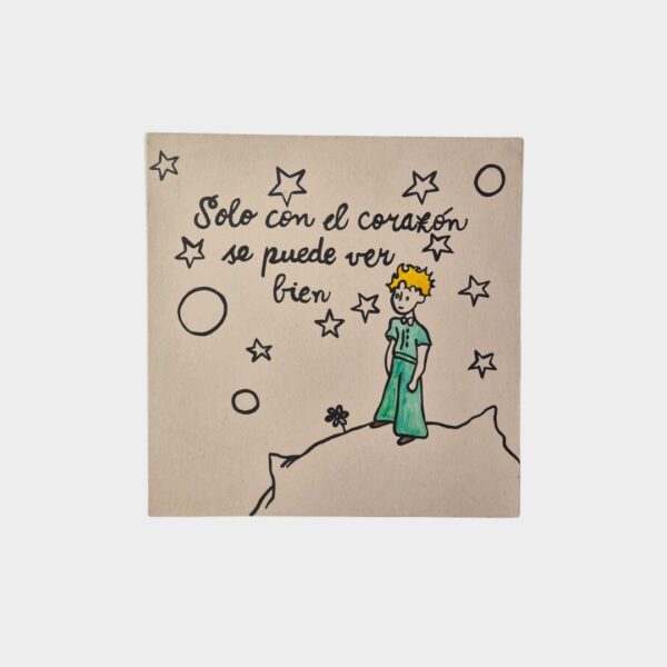 Cuadro El Principito Solo con El Corazón