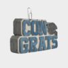 Congrats Clip en Concreto - Image 2