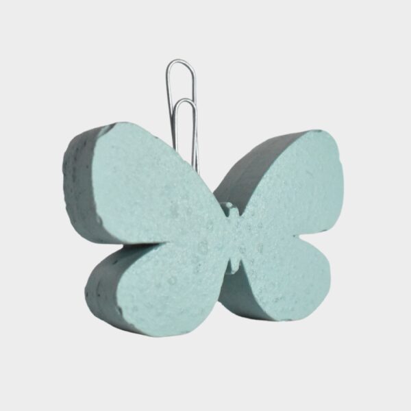 Mariposa Clip Celeste en Concreto