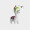Amigurumi Llama Pequeña Verde - Imagen 2