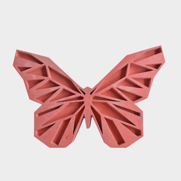 Mariposa Rosada en Concreto