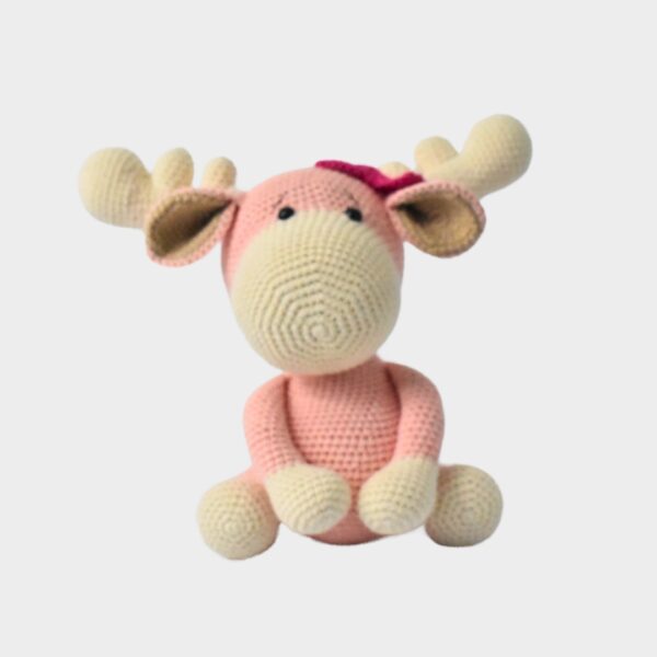 Amigurumi de Reno Rosa