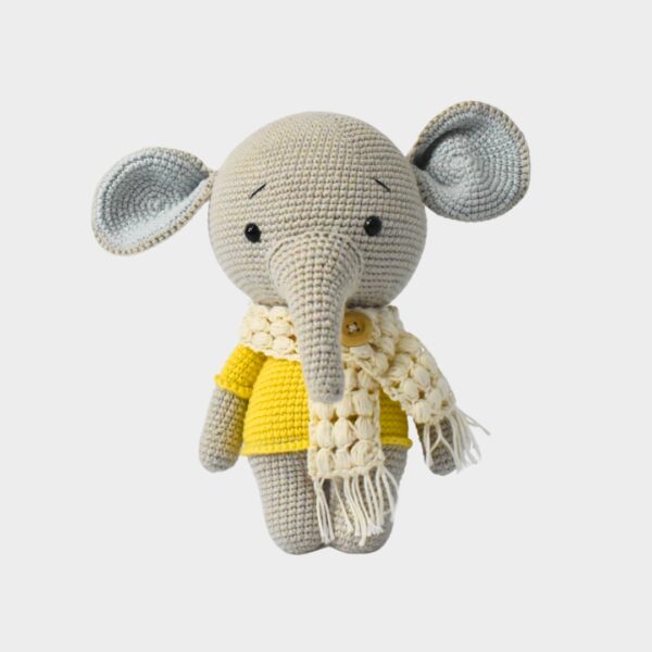 Amigurumi Elefante Amelio con Bufanda