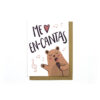 Tarjeta Oso Me Encantas - Imagen 2