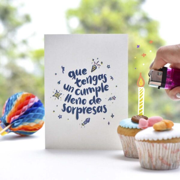 Tarjeta Que tengas un cumple lleno de sorpresas