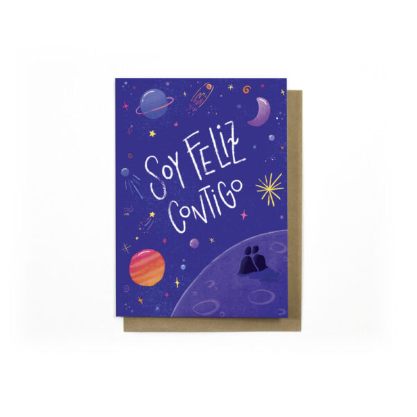Tarjeta Soy Feliz Contigo