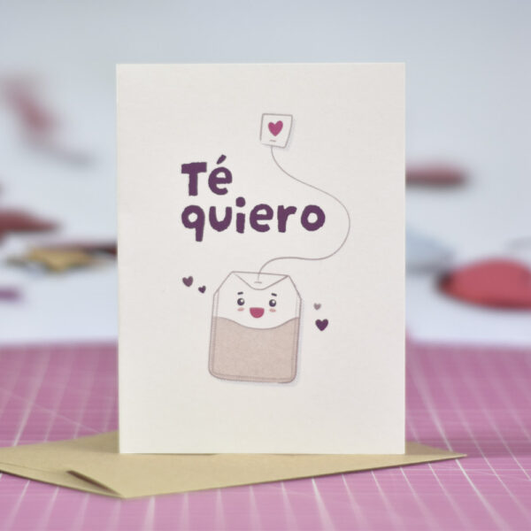 Tarjeta Té quiero