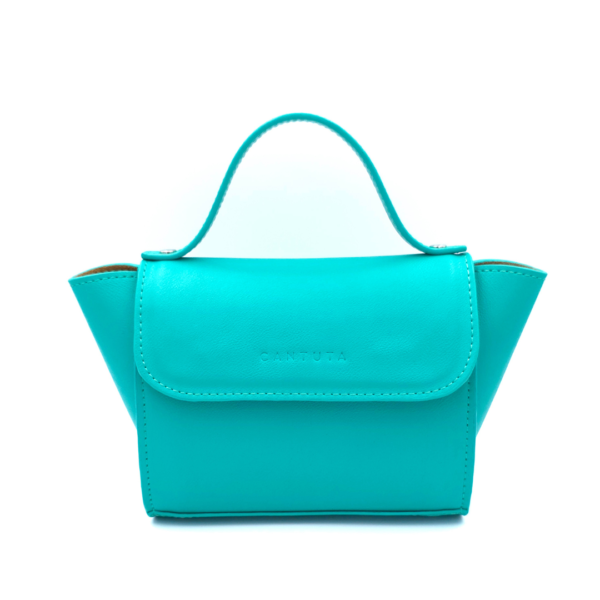 🌊 Mini Bag Cantuta - Celeste Neón 💙✨