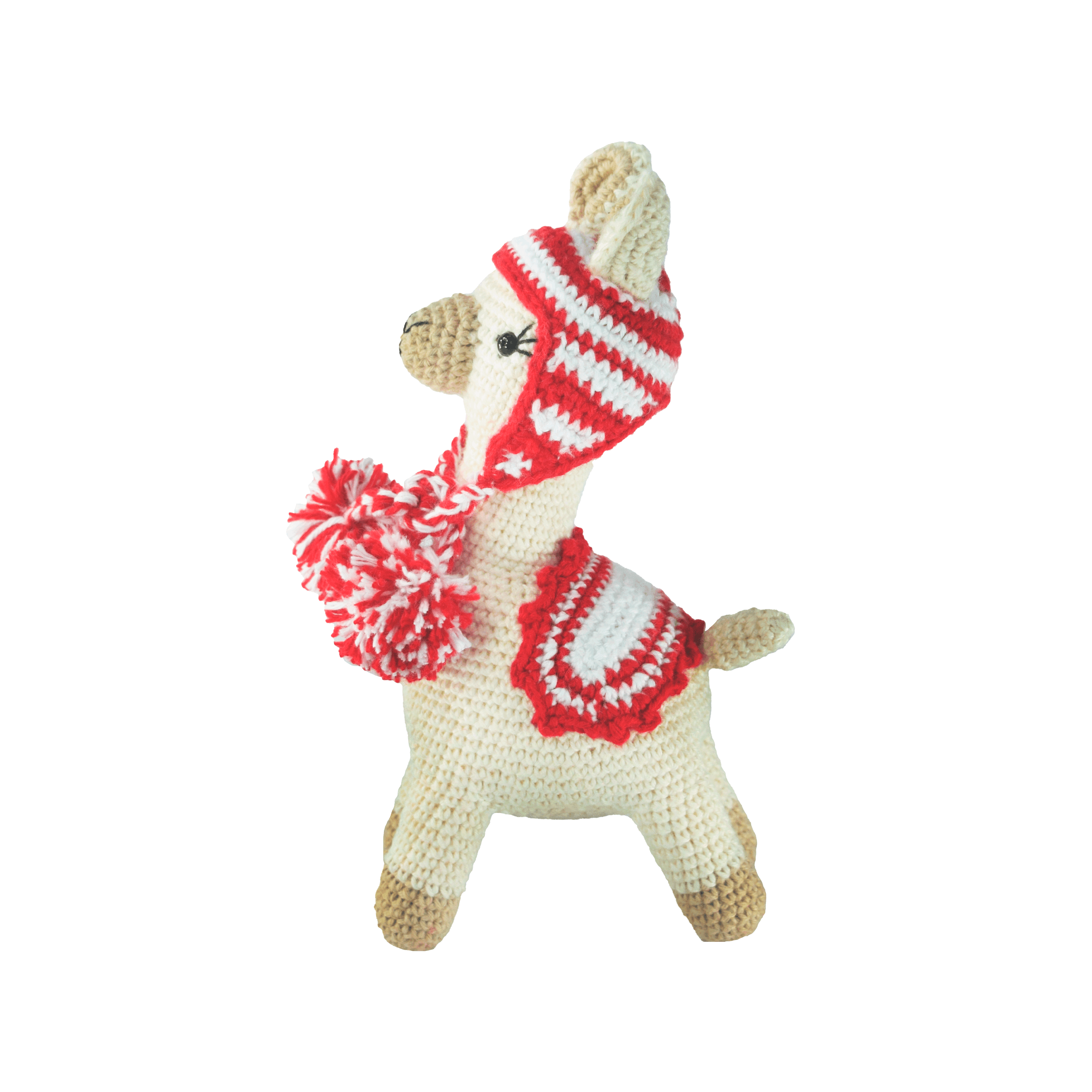 🦙 Amigurumi Llama Tejida a Mano – Encanto Andino con Estilo Único ❤️✨ - Imagen 3